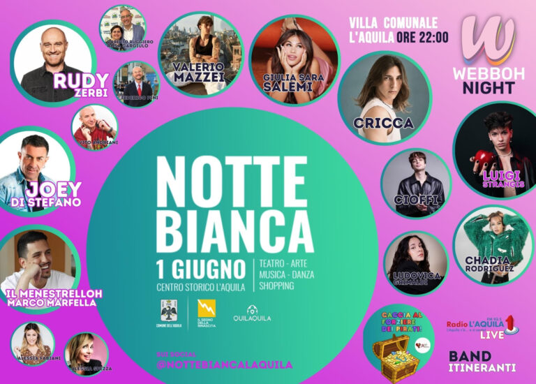 Locandina Notte Bianca AQ
